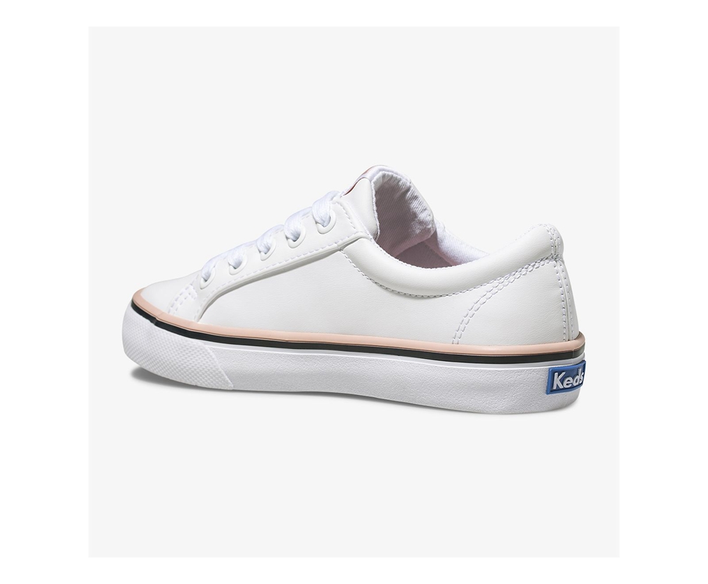 Zapatillas Keds Niños Blancas - Jump Kick - 026-IPMAQX